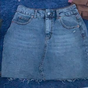 jean skirt
